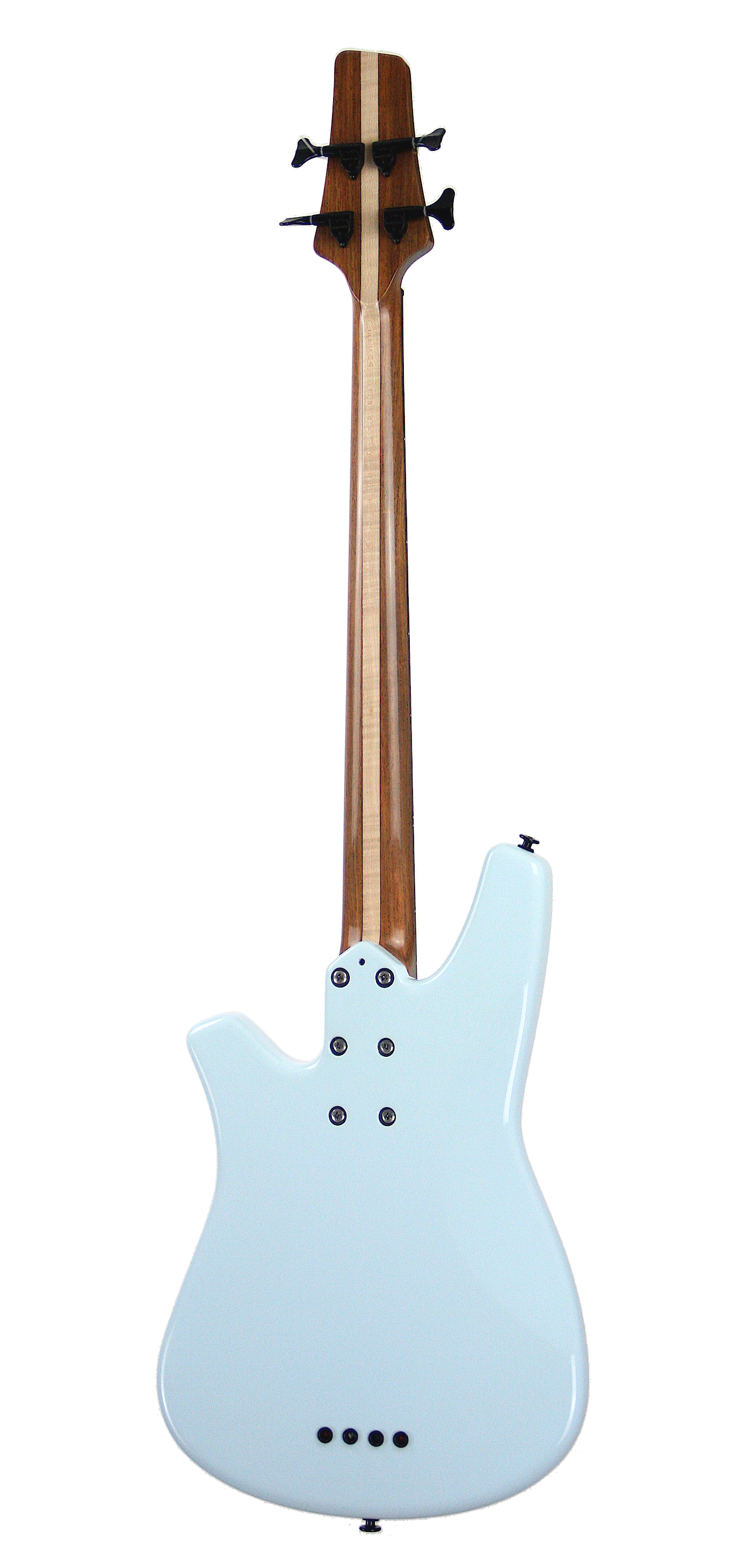 4-String ROLLY™ Bass Guitar. Sky blue. Ash body, rosewood neck and fingerboard.