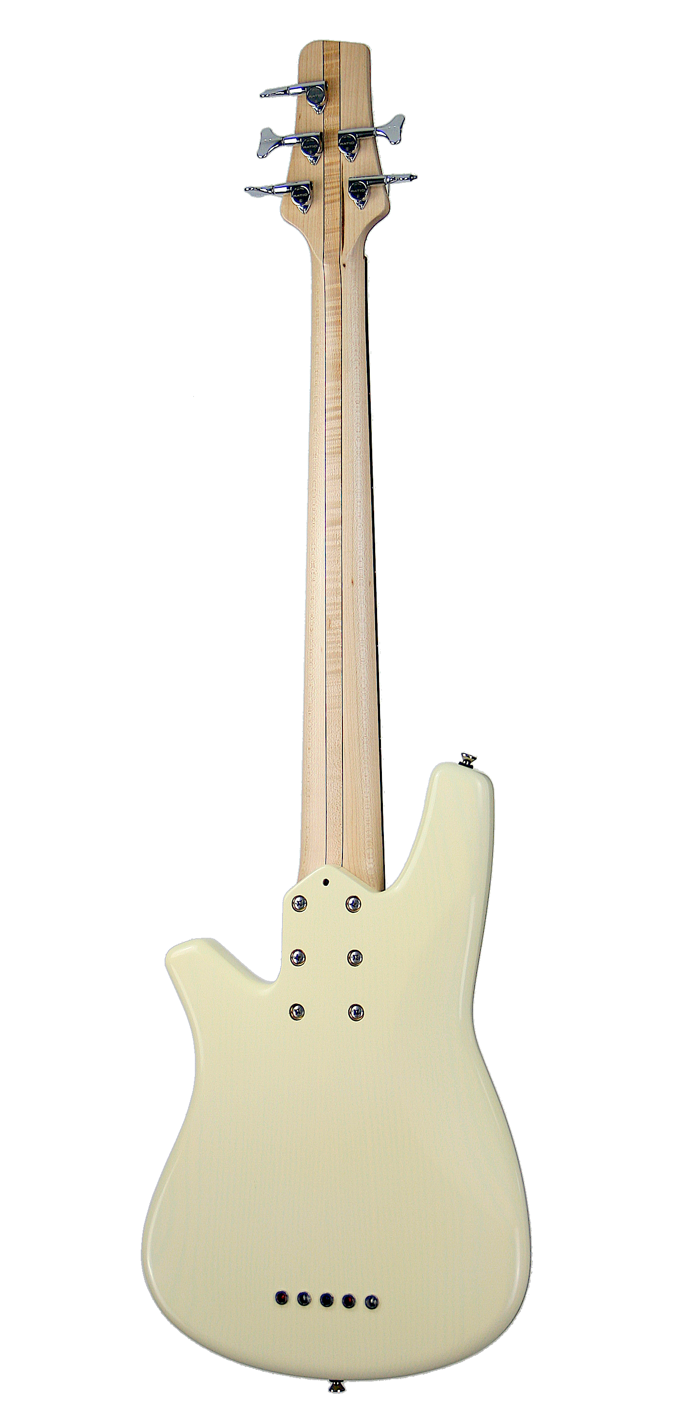 5-String ROLLY™ Bass Guitar. Ash body, maple neck, rosewood fingerboard.