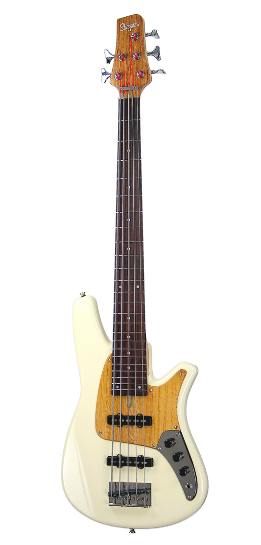 5-String ROLLY™ Bass Guitar. Ash body, maple neck, rosewood fingerboard.