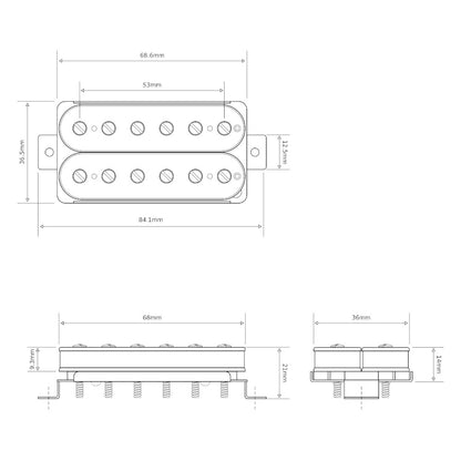 Handmade HSS pickup set